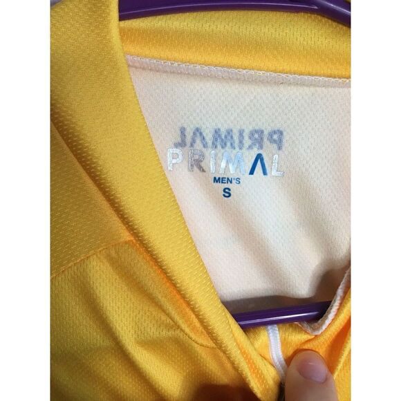 Primal Cycling Jersey Men Small Golden Gear‎ Club Yellow NWT - Picture 8 of 8